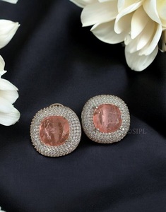 Elegant Premium Quality Designer Stone Look <b>Stud</b> <b>Earring</b> for Women Girls for Evening Looks for Party Wear Collection - Product Image 2