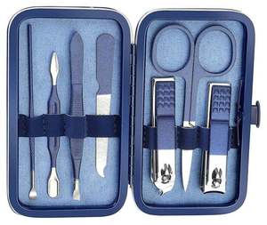 Kit de soin des ongles en acier inoxydable pour manucure et pédicure, coupe-ongles, kit de toilettage pour sourcils, moustache, ongles et orteils - Ensemble de beauté 7 pièces - Product Image 5