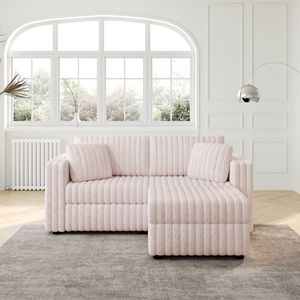 Divano Modulare Morbido per 2 Persone con Sollevamento Idraulico 192 cm, Elegante e Confortevole per Camera da Letto, Abbinabile a Pouf da 80 cm, Ideale per Soggiorno - Product Image 1
