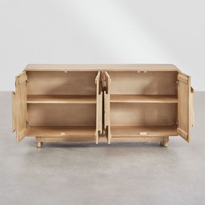 Aparador Vandana Grand Hexa de 140x40 cm en madera de mango Joel - Product Image 5