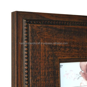 Cadre photo classique fait main en os incrusté avec résine, forme rectangulaire, à fixer au mur, taille personnalisable pour l'affichage de photos - Product Image 3