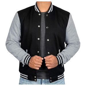 Wholesale Custom <b>Men's</b> Baseball <b>Bomber</b> <b>Jacket</b> College <b>Varsity</b> Letterman Streetwear College <b>Varsity</b> <b>Jacket</b> - Product Image 5
