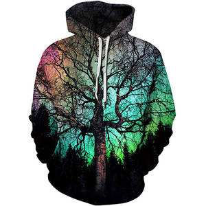 Sweat-shirt surdimensionné personnalisé à sublimation intégrale pour homme, col rond, imprimé numérique, collection automne-hiver, thème Noël - Product Image 3