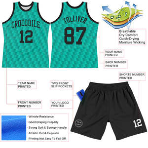 Vente directe usine – Maillot de basketball personnalisé en mesh par sublimation, séchage rapide, respirant, anti-bactérien, évacuation de l'humidité pour l'été - Product Image 3