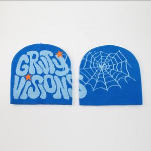 Bonnet tricoté unisexe OEM personnalisé de haute qualité 100 % acrylique, avec étiquette tissée teinte à la lettre, pour l'hiver, le ski et le pêcheur, modèle adulte courant - Product Image 4