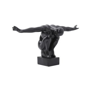 Sculpture en résine de figurine nordique en vol, décoration pour bureau, meuble TV, bar à vin - Product Image 6