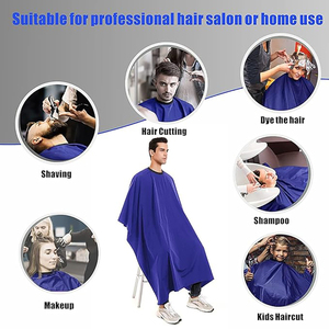 Capa de Estilista de Cabello Unisex Personalizada para Halloween, Capa de Barbero de Poliéster para Hombres y Mujeres, Peluquería con Logotipo - Product Image 5