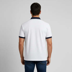 Chemises polo pour hommes en tissu de coton tendance, vêtements d'été, impression par transfert thermique personnalisée, séchage rapide, style boutonné, streetwear - Product Image 4