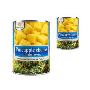 Special Offer Factory In Vietnam Top Selling Canned <b>Pineapple</b> Chunks in <b>Light</b> Syrup Packed in 20oz Can - Product Image 1