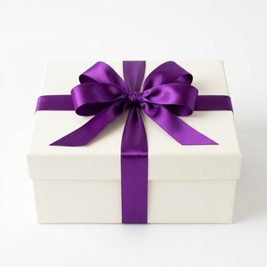 25mm Purple Single Face Satin Ribbon Factory Supply 5 Rolls x 8 Meter Pack for Gift <b>Boxes</b> Balloon Decor Photo Props Events Bulk - Product Image 1