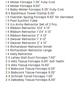 Complete Laparotomy Instruments Set 104pcs General Surgery Stainless Steel Kit Laparotomy Surgical Kit Zelmi Surgical - Product Image 3