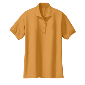 Polo pour femme SGRho Sorority de haute qualité, col boutonné décontracté, logo brodé personnalisé avec lettres grecques, style sport premium - Product Image 2
