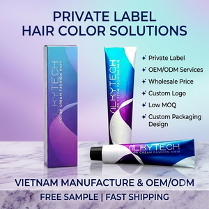 ครีมย้อมผมสูตรอ่อนโยน กลิ่นหอมติดทนนาน ปิดผมขาวได้ดี ปริมาณ 50 กรัม-500 กรัม รับผลิตแบรนด์ส่วนตัว (OEM) แอมโมเนียต่ำ - Product Image 1