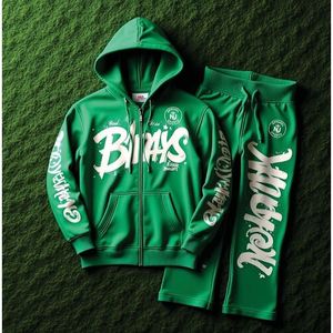 Sudadera con capucha y pantalones de chándal lavados con ácido vintage personalizados para hombre - Product Image 2