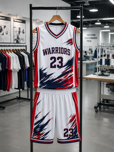 Professional Basketball Uniform Set Custom Design Sublimation Printing Jersey Shorts for Training and <b>Match</b> Wear - Product Image 5