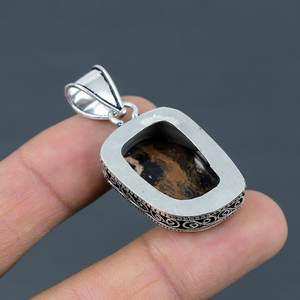 Boulder Opal Pendant Handmade 925 Sterling Silver Gemstone Jewelry Luxury Natural Stone Necklace <b>Gift</b> <b>For</b> <b>Her</b> - Product Image 6