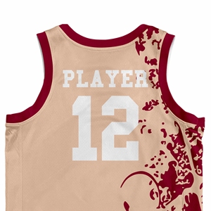 Nuevo Diseño de Uniforme de Baloncesto Sublimado Transpirable, Conjunto de Jersey y Pantalones Cortos con Patrón Degradado, Secado Rápido, Absorbe la Humedad, Anti-UV 100% - Product Image 5