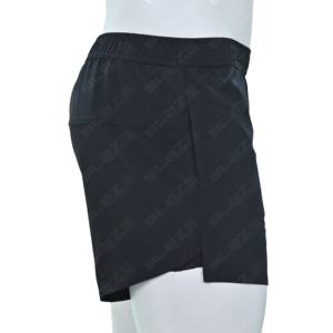 Shorts de course d'été personnalisés avec logo, cordon de serrage, entrejambe de 5 pouces, séchage rapide, vêtements de sport haut de gamme en polyester, shorts de sport 2 en 1 pour hommes - Product Image 6