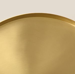 Bandeja de Servir de Latón Hecha a Mano de Primera Calidad, Elegante Bandeja Decorativa de Aluminio, Perfecta para Servir Té, Café, Bocadillos, Bebidas y Frutas - Product Image 3