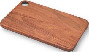 End Grain Acacia Wood Rectangle Cutting Board Large Chopping Block Kitchen Serving <b>Platter</b> Juice Groove Sustainable Non-Toxic - Product Image 4