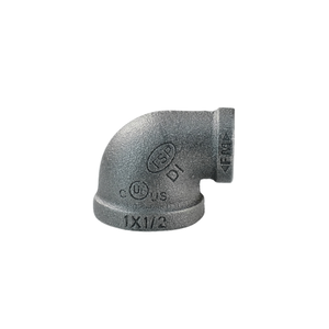 Codos Macho o Hembra con Rosca de 1/2 Pulgada, Codo Reductor Galvanizado de 90 Grados, Codo Banda 90, Hierro Fundido Maleable para Tubería Sanitaria - Product Image 5