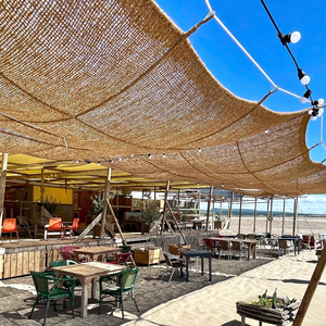 Vela de Sombra Rectangular de Fibra de Coco para Balcón y Playa, Uso en Exteriores, con Anillas de Acero, Alta Calidad, Lista para Enviar - Product Image 5