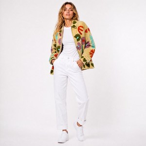 New Favourite Cotton <b>Velvet</b> Suzani Jacket Handmade Embroidered Boho Kimono <b>Coat</b> For <b>Women</b> Folk Art Spring Jacket Gift for Her - Product Image 5