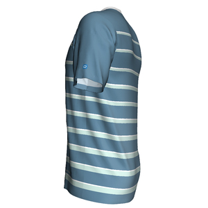 Maillot de football personnalisé bleu pour adulte, vêtement de sport en polyester avec impression par sublimation du nom, maillot de football du club de France - Product Image 6