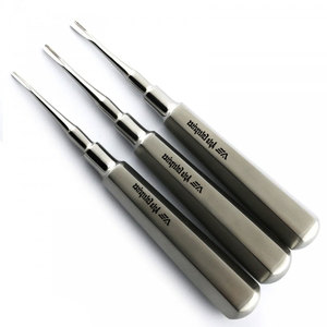 ชุดเครื่องมือถอนฟันและยกโคนรากฟัน 3 ชิ้น ทำจากเหล็กกล้าไร้สนิมคุณภาพสูง สำหรับการถอนฟันและยกโคนรากฟันอย่างแม่นยำ - Product Image 2