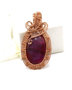 Colgante de Labradorita Natural AAA+++ con Envoltura de Alambre de Cobre, Joyería de Piedras Preciosas Hecha a Mano, Colgante de Cristal Curativo de Tamaño Libre - Product Image 2