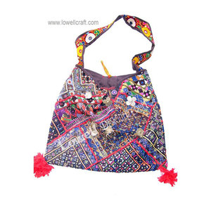 New Arrival Designer Women Purses Handbags Genuine Ethnic Banjara Crossbody Bag Handmade Snake Pattern Red Blue Custom Fashion - Product Image 3