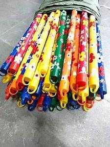 Juego de recogedor elegante de palo de escoba y fregona de madera de PVC de grano de madera vietnamita - Product Image 2