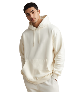 Sudadera con Capucha Extra Grande para Hombre, 100% Algodón, Felpa, Informal, con Bolsillos, Corte Regular, para Invierno - Product Image 1