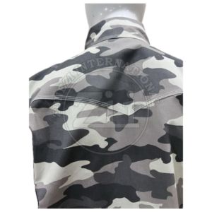 เสื้อเชิ้ตทำงานลายพราง Zi ป้องกันไฟฟ้าสถิต ทรงปกติ เสื้อผ้าเพื่อความปลอดภัยในโรงงาน ทนทานต่อเปลวไฟ ผลิตจากผ้าฝ้าย - Product Image 6