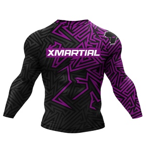 Maillot de compression unisexe de haute qualité pour Jiu Jitsu, imprimé par sublimation personnalisée, protection UV, respirant pour le surf/BJJ/MMA - Product Image 5