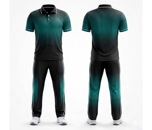 Professional Match Day <b>Cricket</b> Uniform with Personalized Design | Men Women Youth <b>Cricket</b> Wears Polo Shirt and Trouser Full Team - Product Image 5