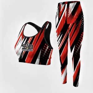 ชุดโยคะผู้หญิง คุณภาพดีที่สุด ผ้าและเทคนิคการพิมพ์แบบซับลิเมชั่น - Product Image 1