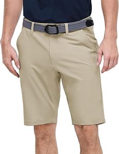 Golf <b>Shorts</b> Wholesale <b>Men's</b> 5 Pocket Quick Dry Stretch Golf <b>Shorts</b> with Zipper Pocket <b>Elastic</b> <b>Waistband</b> Custom Logo - Product Image 1