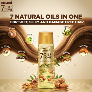 Aceite Capilar Emami 7 Aceites en Uno para Control de Daños |   Mezcla nutritiva de 7 aceites naturales |   Reduce la Caída del Cabello en Hasta un 96% - Product Image 6