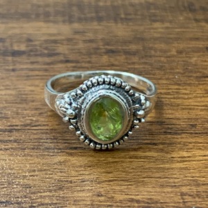 3.1 Grams Fine <b>Peridot</b> <b>Ring</b> - Product Image 1