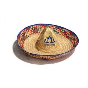 Chapeau mexicain décoratif en gourde sculptée, unisexe, de qualité supérieure, disponible |   Artisanat vietnamien écologique pour un costume amusant et unique - Product Image 1