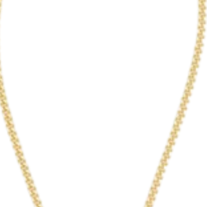Collar con Letra Chapada en Oro de 22K en Cadena Curb, Joyería de Moda Color Oro, Colgante de Regalo para Mujer, Accesorio de Hermandad - Product Image 6