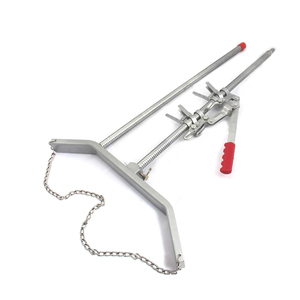 Premium <b>3</b> Pcs Calf Puller Set Stainless Steel Veterinary OB Instrument with Handle Chain Reusable Tool for Cow Horse Pentax - Product Image 6