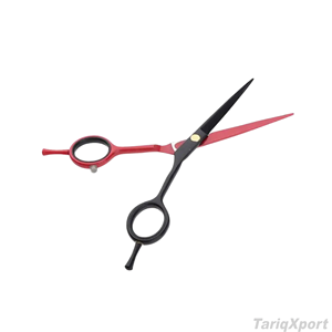 Ciseaux de barbier professionnels pliables en acier inoxydable de 6,5 pouces, design bicolore, légers, à bord tranchant, pour salon et usage domestique - Product Image 5