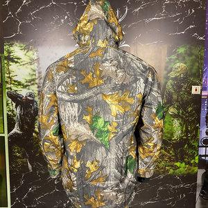 Custom Unisex Hunting Tactical <b>Jacket</b> Camouflage Inner <b>Soft</b> Lining Front Chest 2 Zips Waterproof Windproof Cordura <b>Hooded</b> Hard - Product Image 3