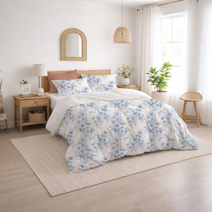 Ensemble de housse de couette en coton, housse de couette texturée avec taies d'oreiller décoratives pour la décoration de la chambre - Product Image 2