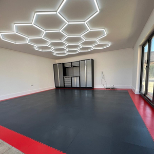 Anti-slip Interlocking PVC Garage Floor Tiles Garage Floor <b>Mats</b> Car Wash Shop Workshop Floor Tiles - Product Image 3