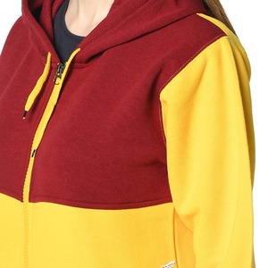 Double Panels Women's Zipper Hoodie Fleece Jackets Windproof Winter Warm Long Sleeve Regular Fitted Hoodies For Women - Product Image 4