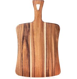Belle planche à découper en bois massif qui sublime l'essence de l'élégance rustique pour les dîners en famille ou les réceptions formelles - Product Image 1
