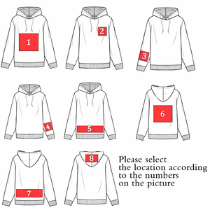 Sweat-shirts à capuche col rond coupe ample en coton épais 100% personnalisables, style streetwear, teinture unie, collection automne, fournisseur - Product Image 4